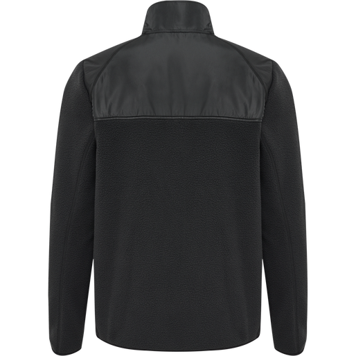 hmlLGC CHARLEY FLEECE JACKET, BLACK, packshot