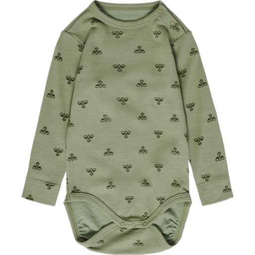 hmlBAMBO BODY LS, OIL GREEN, packshot