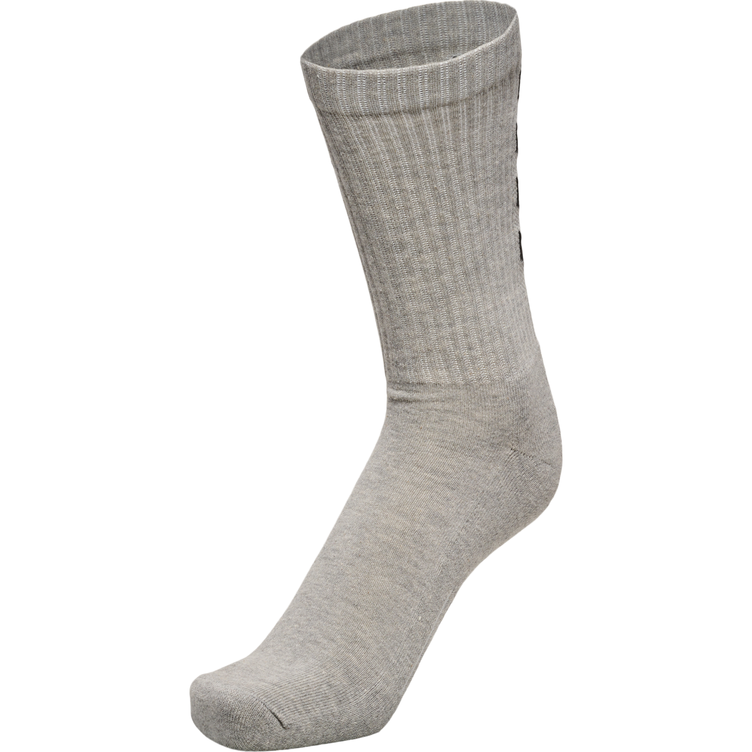 FUNDAMENTAL 3-PACK SOCK, GREY MELANGE, packshot
