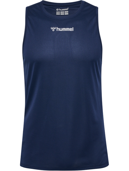hmlRUN SINGLET S/L, BLACK IRIS hmlRUN SINGLET S/L, BLACK IRIS, packshot