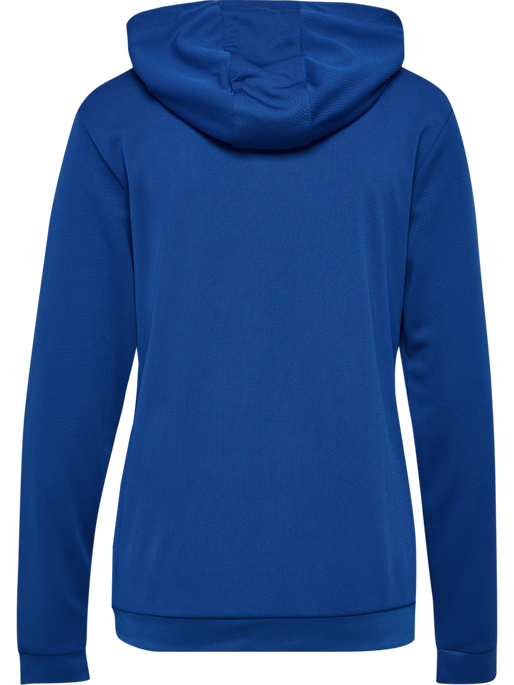 hmlAUTHENTIC PL ZIP HOODIE WOMAN, TRUE BLUE hmlAUTHENTIC PL ZIP HOODIE WOMAN, TRUE BLUE, packshot