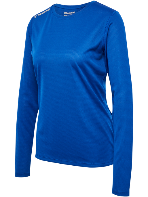 hmlRUN JERSEY L/S WOMAN, TRUE BLUE, packshot