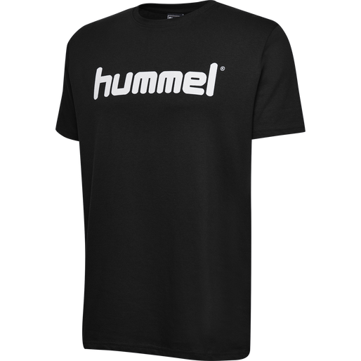 HMLGO KIDS COTTON LOGO T-SHIRT S/S, BLACK, packshot