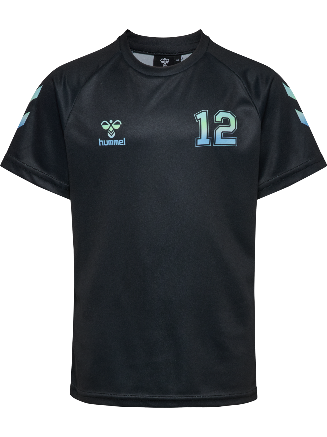 hmlSHIMMER T-SHIRT S/S, BLACK, packshot