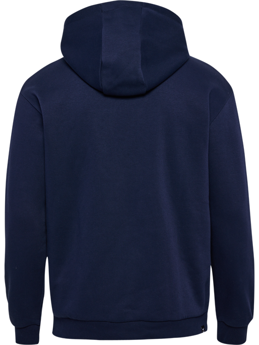 hmlMOVER COTTON HOODIE, MARINE, packshot