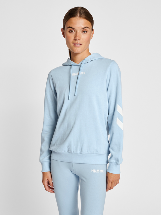 hummel LEGACY WOMAN CROPPED HOODIE - CELESTIAL BLUE