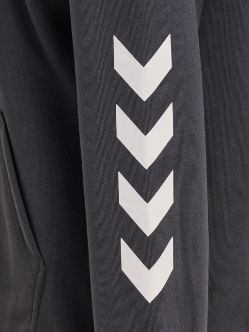 hmlJR LOGO HOODIE, EBONY hmlJR LOGO HOODIE, EBONY, packshot