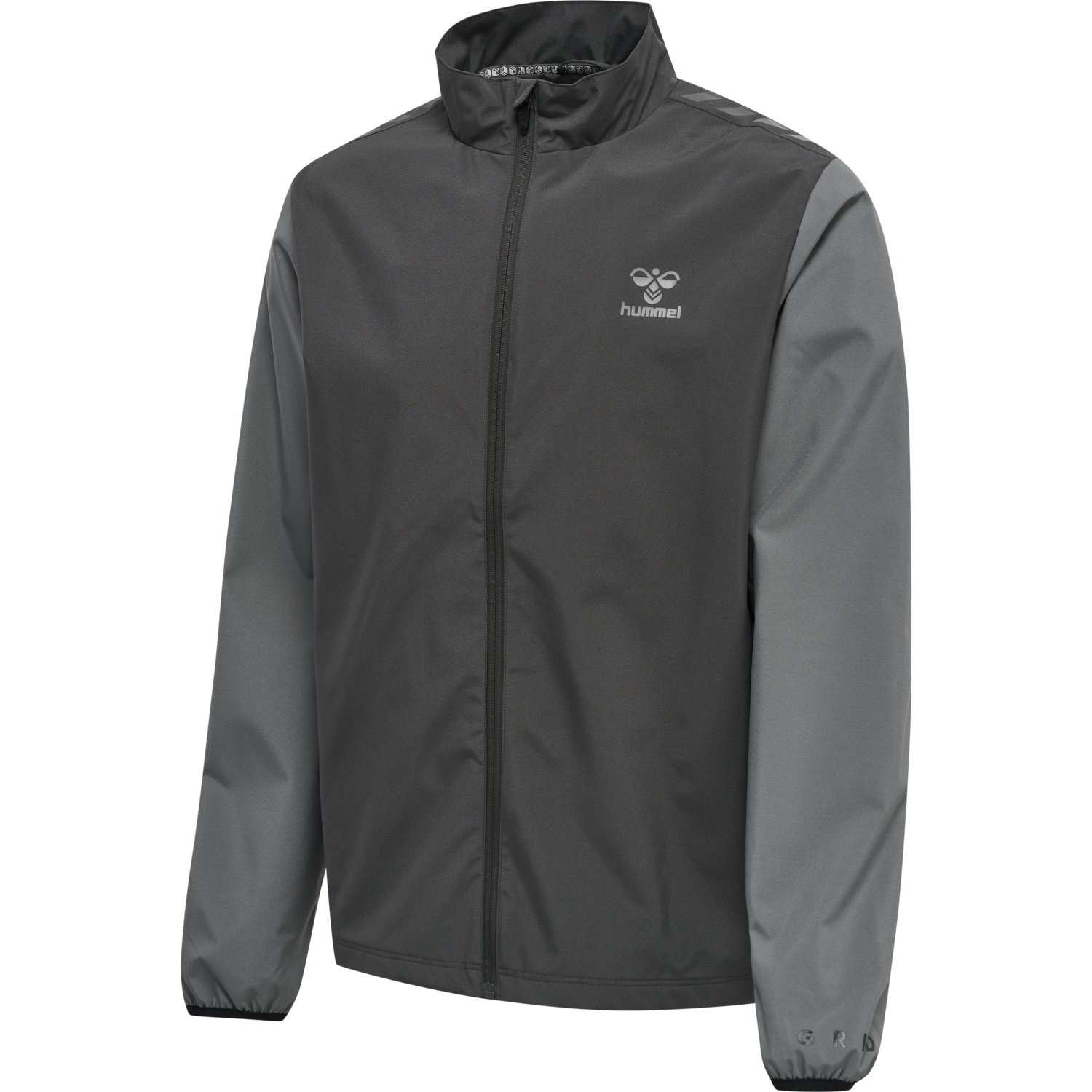 hmlPRO GRID TRAINING JACKET, FORGED IRON/QUIET SHADE, packshot