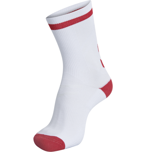 ELITE INDOOR SOCK LOW, WHITE/TRUE RED ELITE INDOOR SOCK LOW, WHITE/TRUE RED, packshot