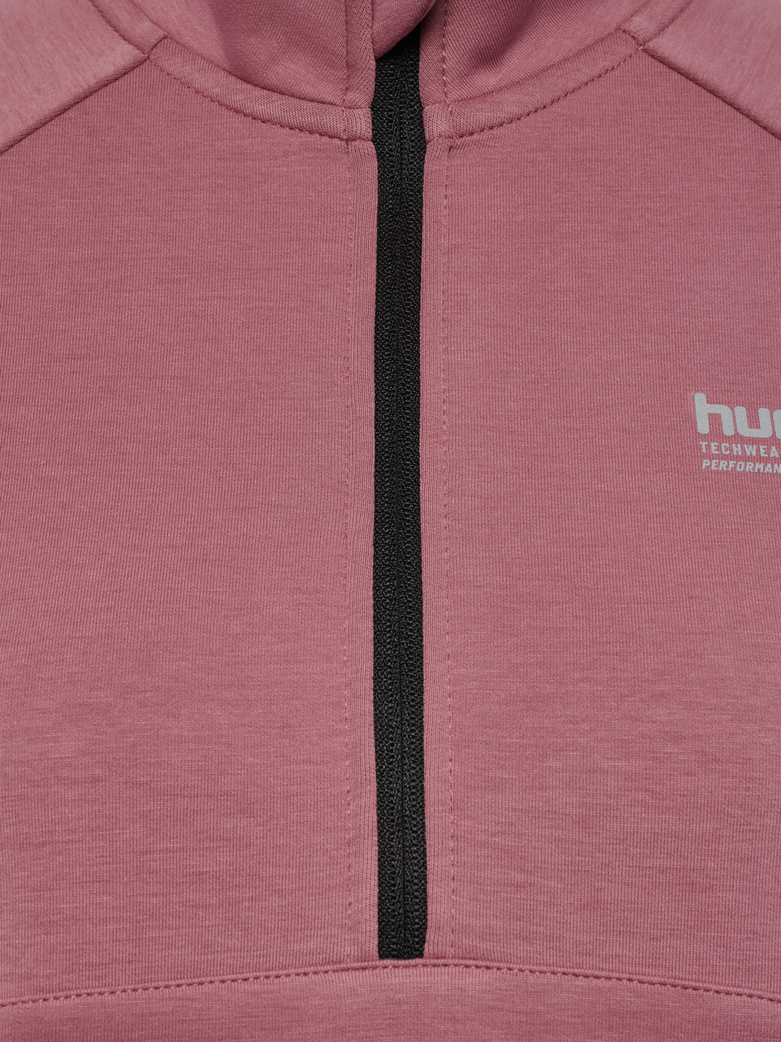 hmlTECH FLEECE WOMEN BOXY HALF ZIP, WISTFUL MAUVE, packshot