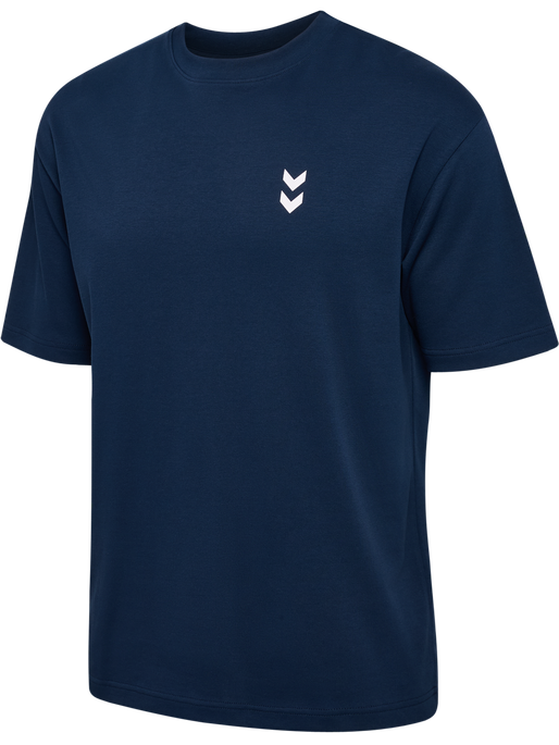 hmlHIIT LOOSE T-SHIRT S/S, DRESS BLUES, packshot