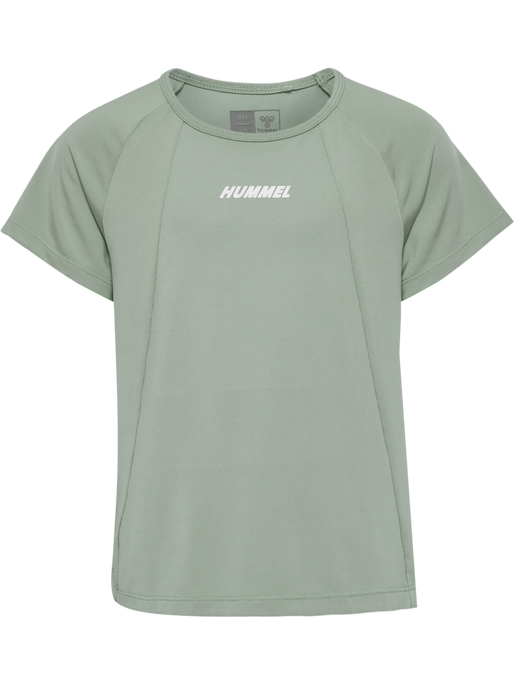 hmlLUNA TOP S/S, ICEBERG GREEN, packshot