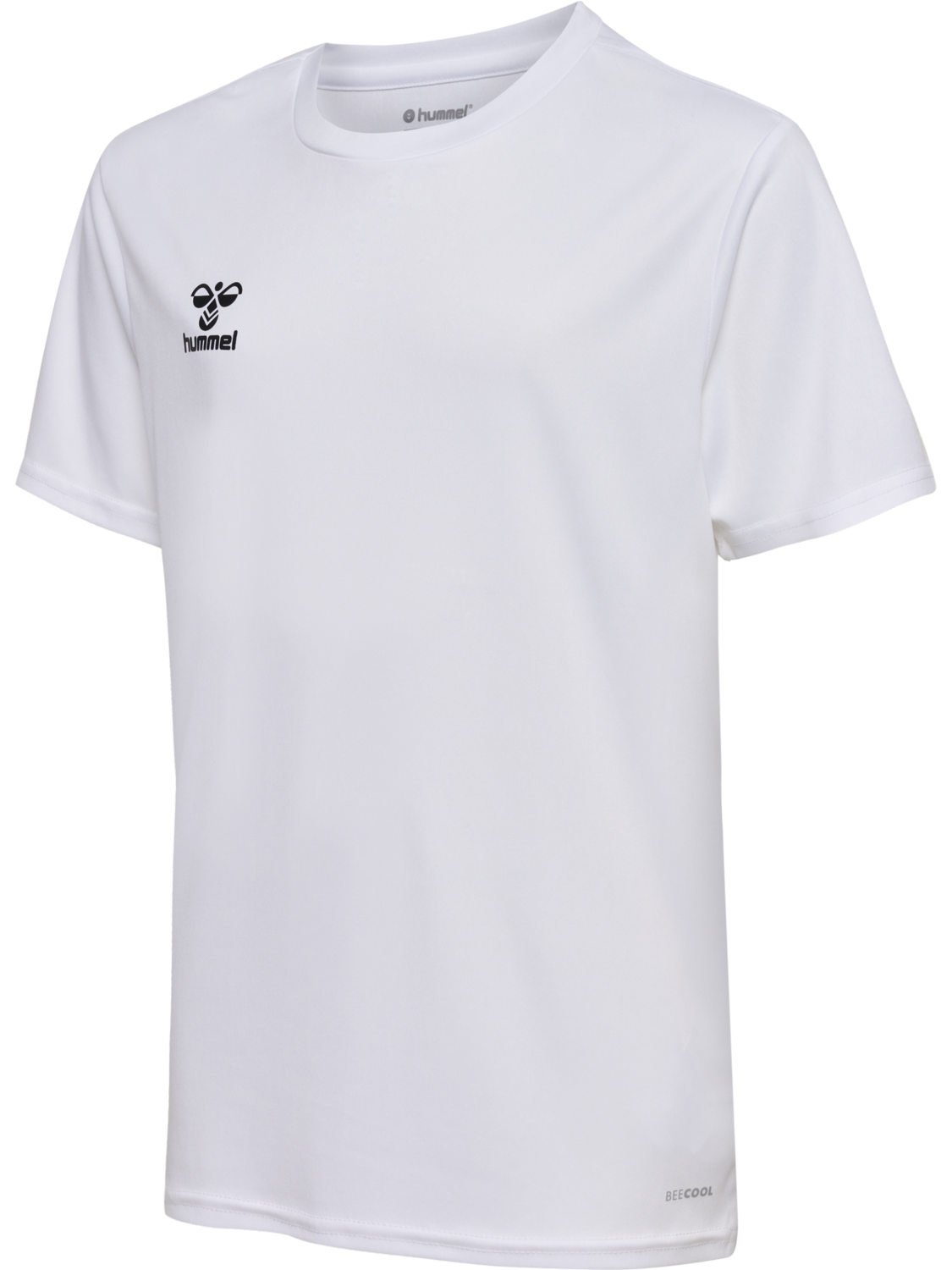 hmlESSENTIAL JERSEY S/S KIDS, WHITE, packshot