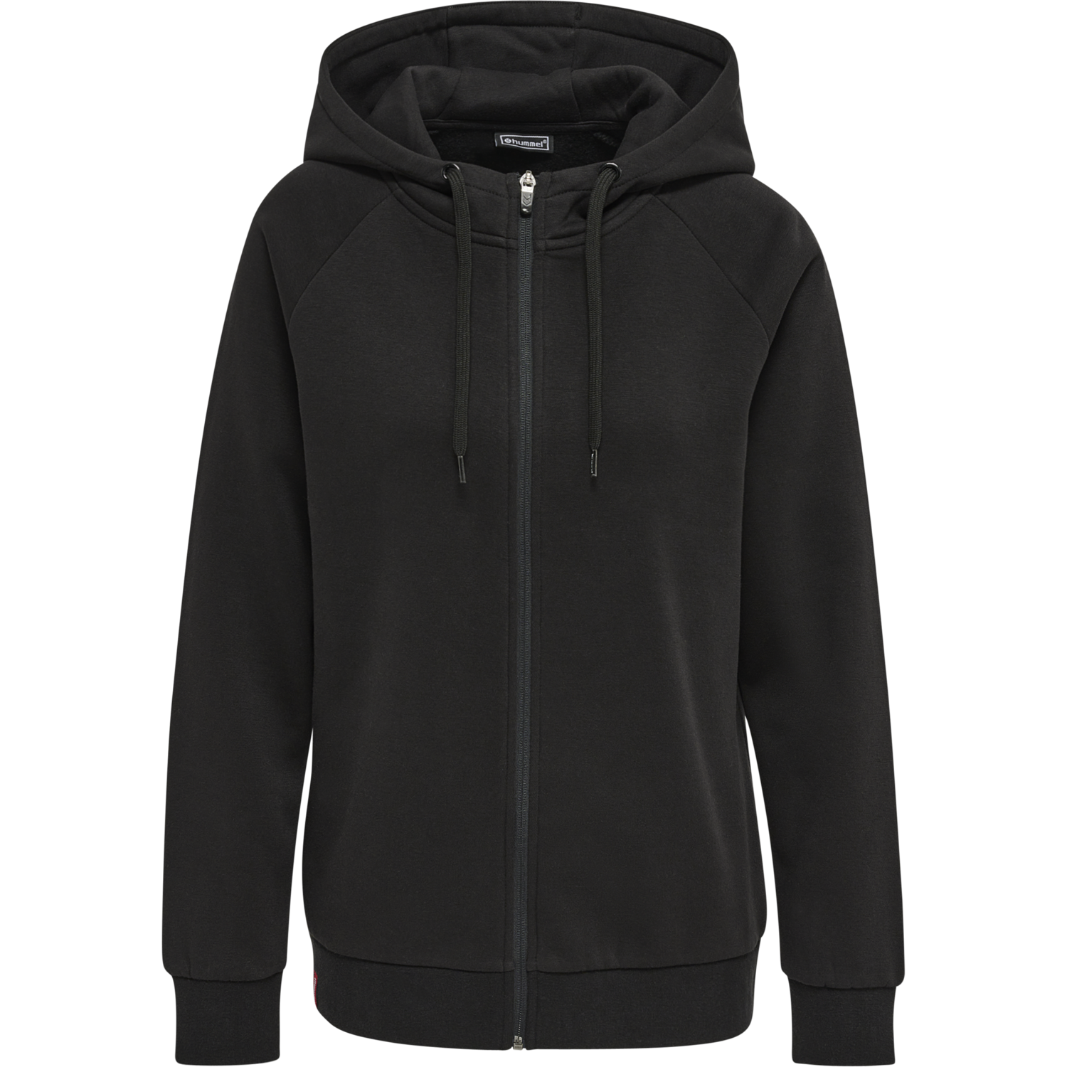 hmlRED CLASSIC ZIP HOODIE WOMAN, BLACK, packshot