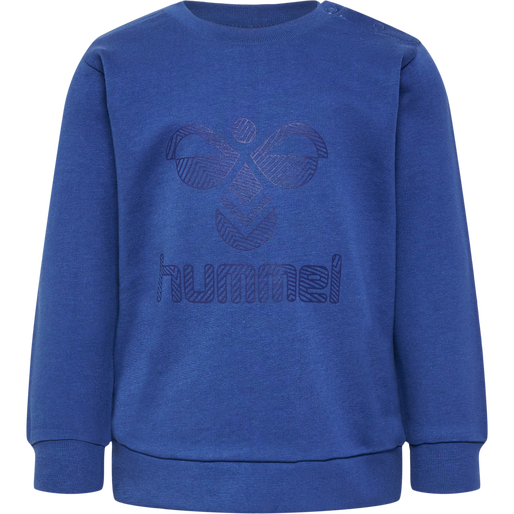 hmlFASTWO LIME SWEATSHIRT, TRUE NAVY, packshot