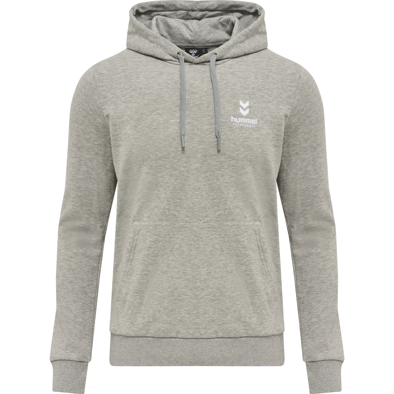 hmlOSCAR HOODIE, GREY MELANGE, packshot