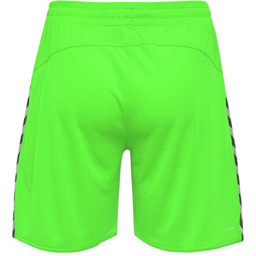 hmlAUTHENTIC KIDS POLY SHORTS, GREEN GECKO, packshot
