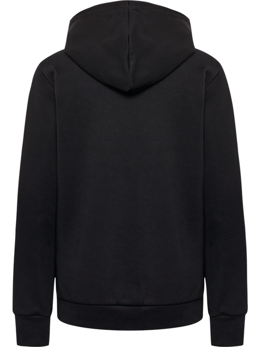 hmlPAOLA REGULAR HOODIE, BLACK, packshot