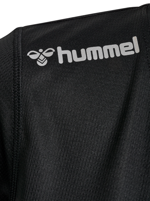 hmlRUN JERSEY S/S WOMAN, BLACK, packshot