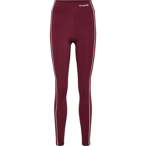 hmlMT FLASH HIGH WAIST TIGHTS, ZINFANDEL hmlMT FLASH HIGH WAIST TIGHTS, ZINFANDEL, packshot