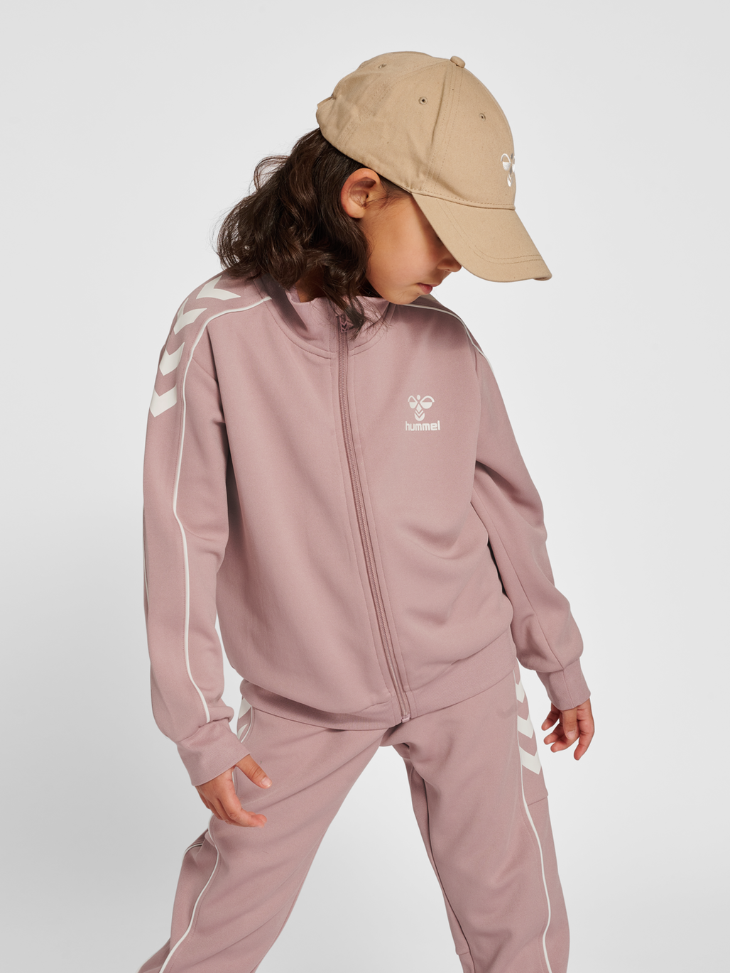 hummel TRACK TRACKSUIT WOODROSE hummel
