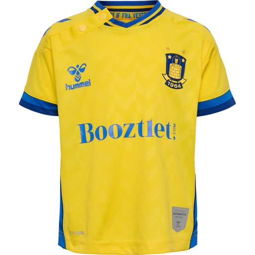 BRØNDBY 22/23 HOME MINI KIT, CYBER YELLOW, packshot