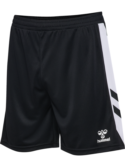hmlMATCH SHORTS, BLACK/WHITE, packshot