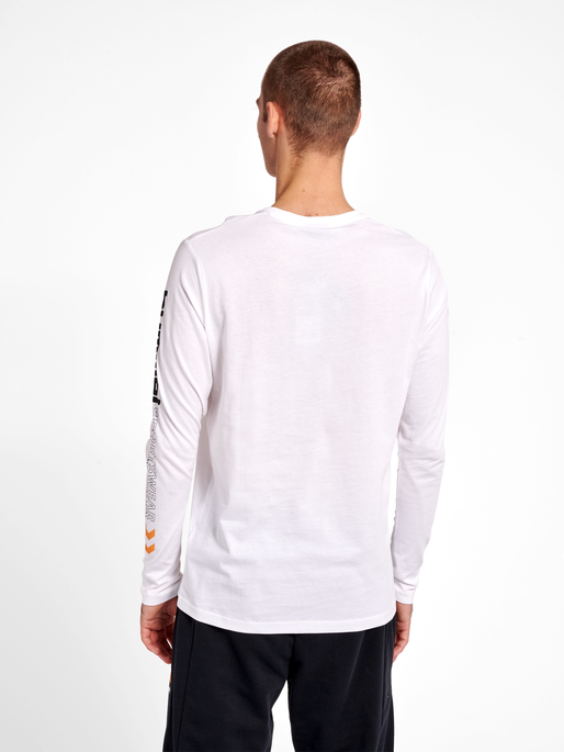 hmlLGC BIRK T-SHIRT L/S, WHITE, model