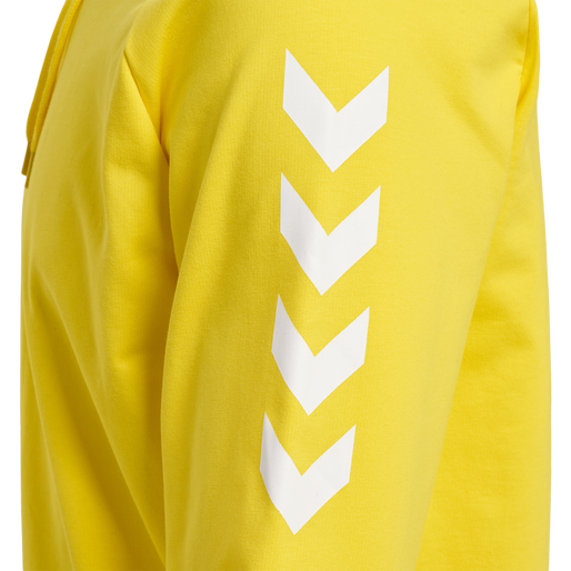 HMLGO COTTON HOODIE, BLAZING YELLOW, packshot