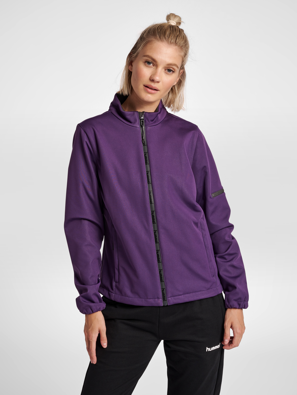 Purple softshell jacket store