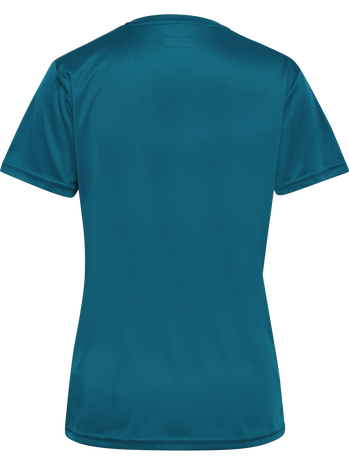 hmlAUTHENTIC PL JERSEY S/S WOMAN, BLUE CORAL, packshot
