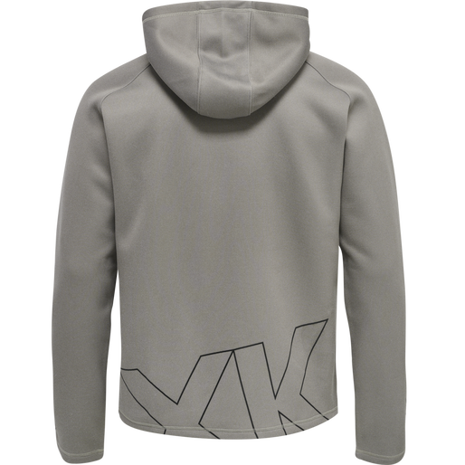 hmlCIMA XK HOODIE, GREY MELANGE, packshot