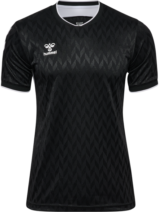 hmlMATCH LEGEND JERSEYS S/S, BLACK, packshot