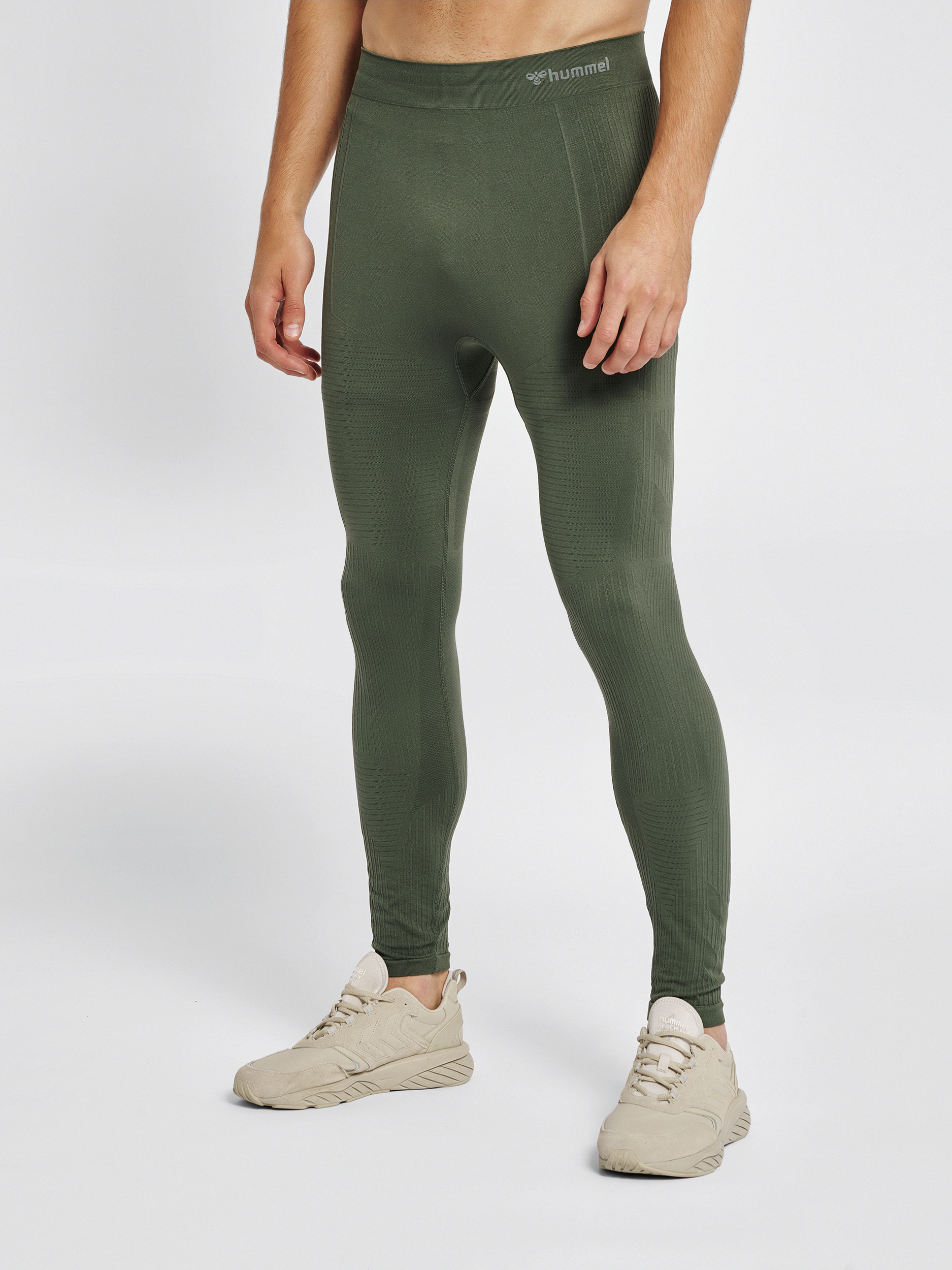 hummel STROKE SEAMLESS TIGHTS - THYME 