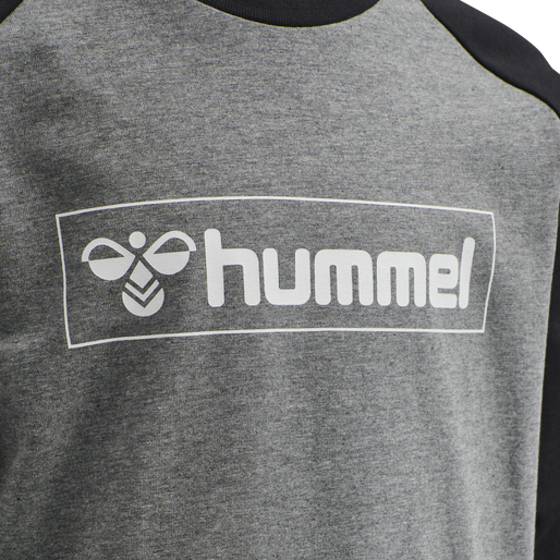 hmlBOX T-SHIRT L/S, MEDIUM MELANGE, packshot