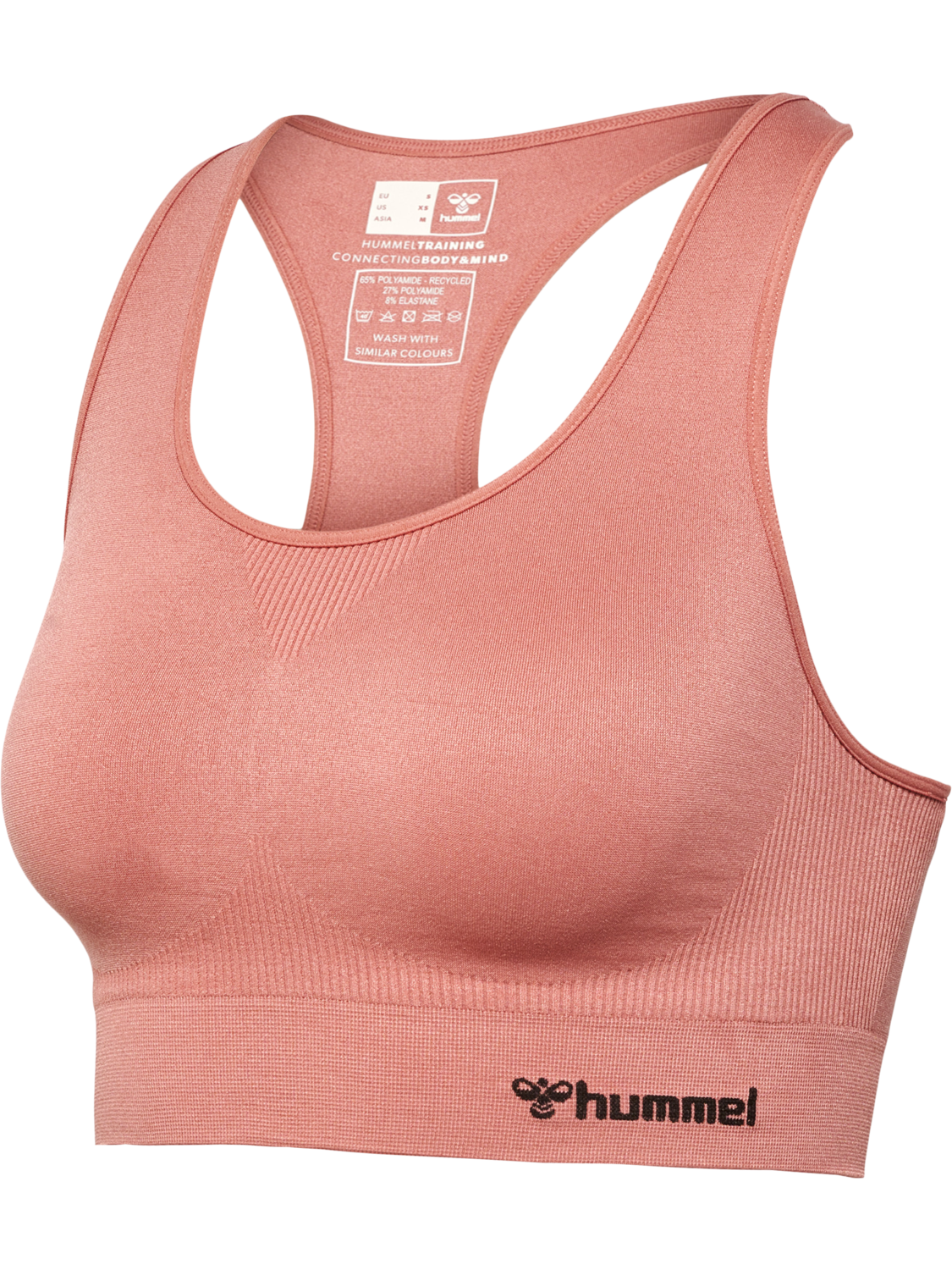 hmlTIF SEAMLESS SPORTS TOP, WITHERED ROSE, packshot