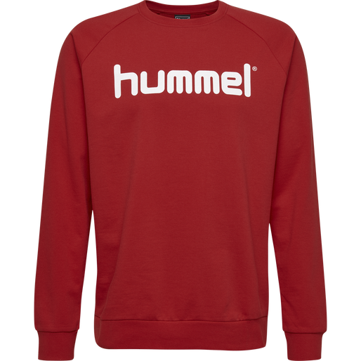HMLGO KIDS COTTON LOGO SWEATSHIRT, TRUE RED, packshot