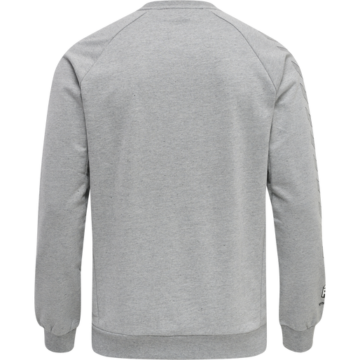 hmlMOVE GRID COTTON SWEATSHIRT, GREY MELANGE, packshot