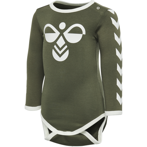 hmlFLIPPER LS BODYSTOCKING, OLIVE NIGHT, packshot