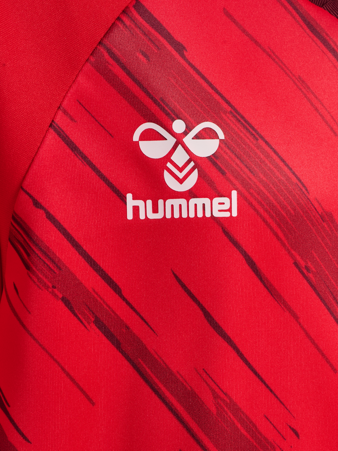 hmlMATCH TRIUMPH JERSEY S/S KIDS, TRUE RED/ZINFANDEL, packshot