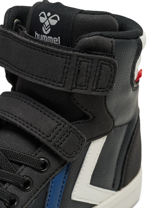 SLIMMER STADIL LEATHER HIGH JR, BLACK, packshot