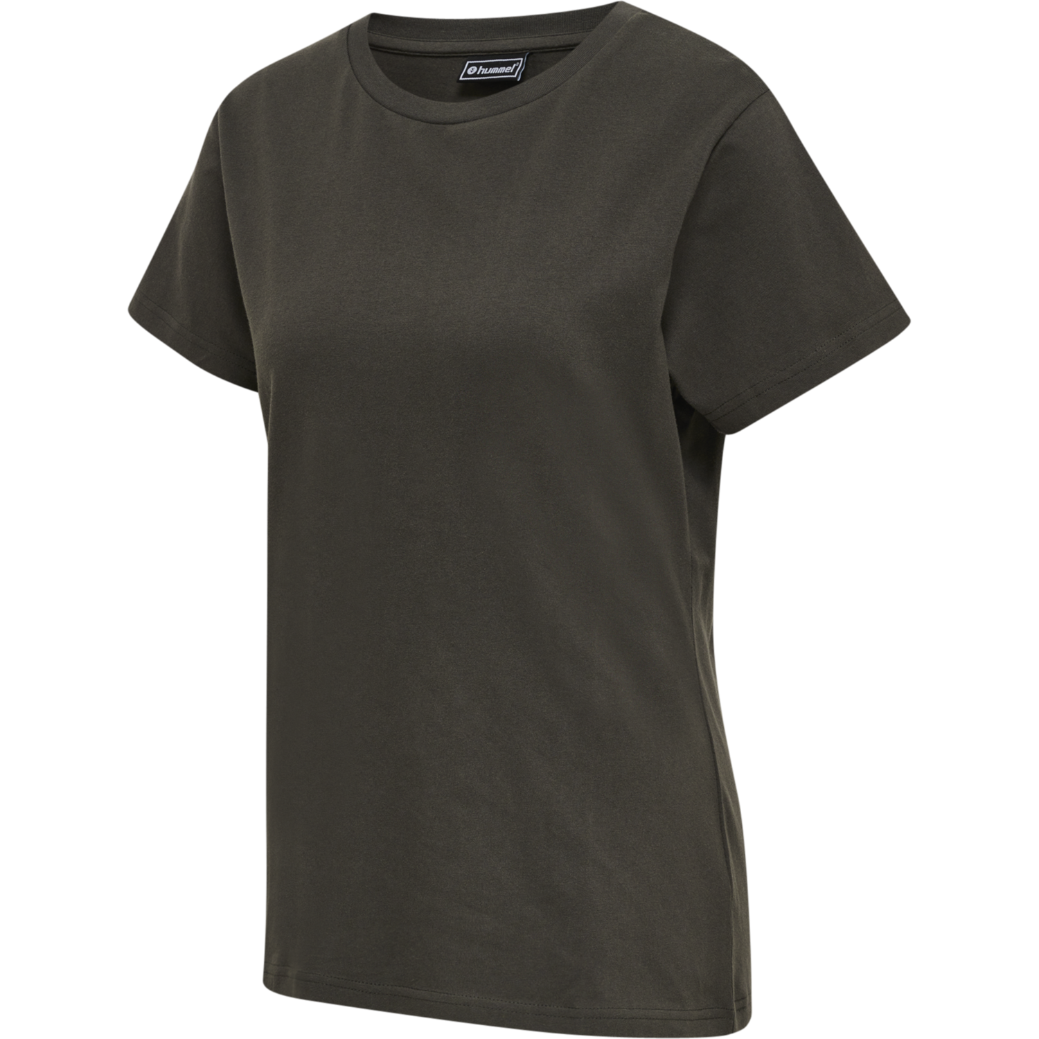 hmlRED BASIC T-SHIRT S/S WOMAN, RAVEN, packshot