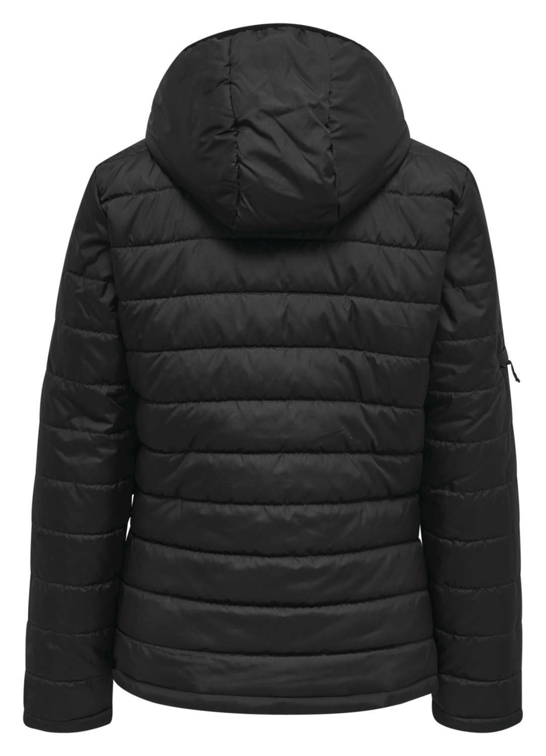 quilted hooded jacket