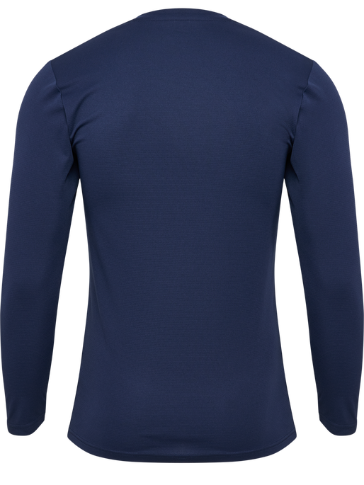 hmlBL ESSENTIAL TEE L/S, MARINE, packshot