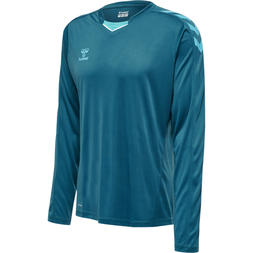 hmlCORE XK POLY JERSEY L/S, BLUE CORAL hmlCORE XK POLY JERSEY L/S, BLUE CORAL, packshot