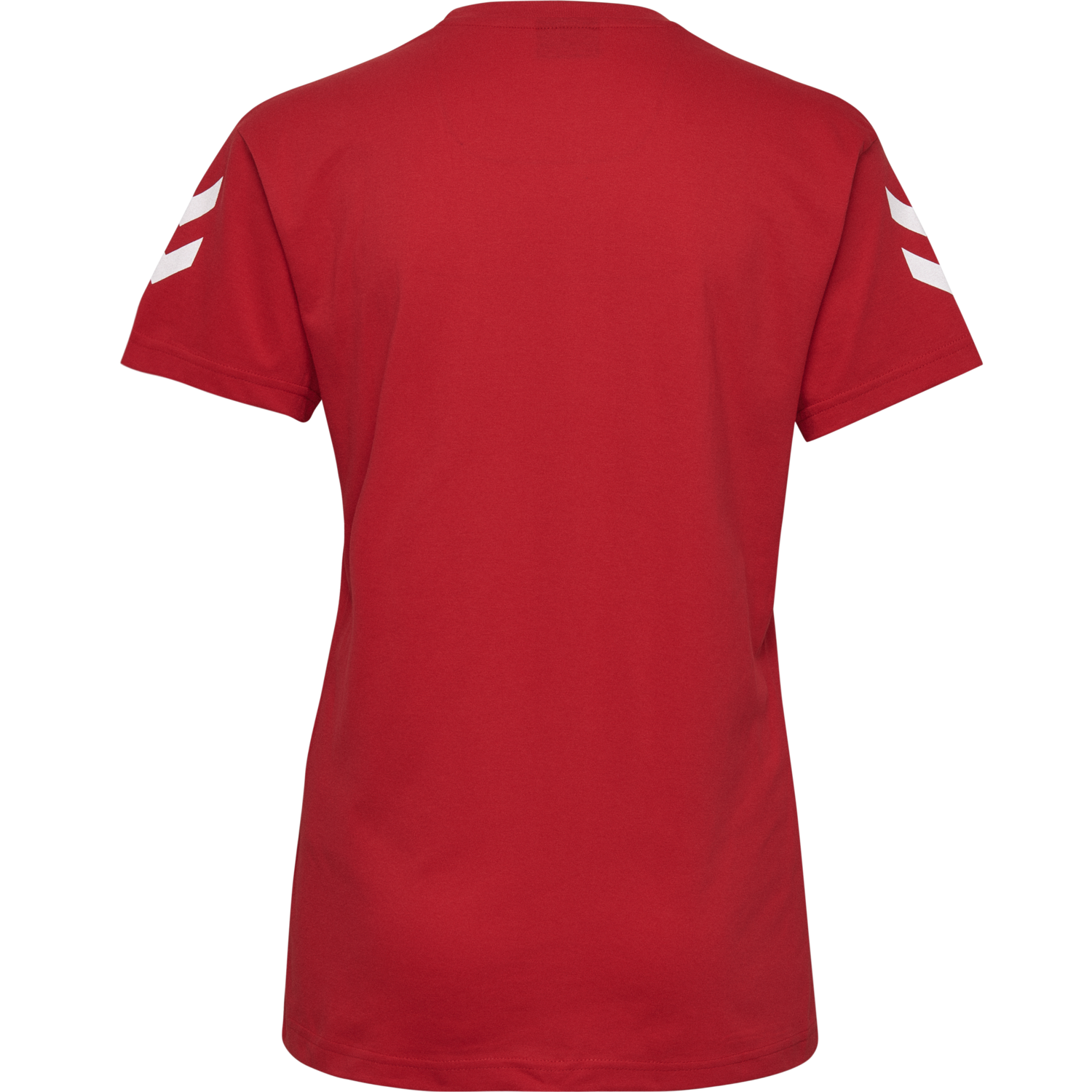 HMLGO COTTON T-SHIRT WOMAN S/S, TRUE RED, packshot