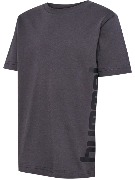 hmlPRINT T-SHIRT S/S, EBONY, packshot