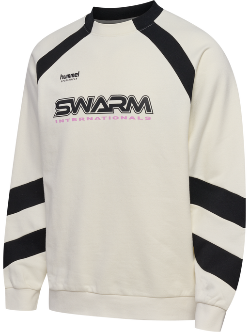 hmlOVERSIZED CREW SPORTSWEAR SWARM, TOFU, packshot