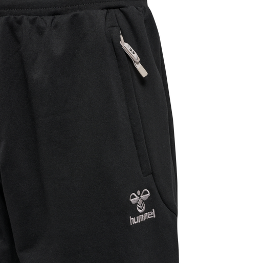 hmlMOVE GRID COTTON SHORTS, BLACK, packshot
