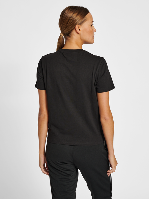 hummel T-SHIRT WOMAN ICONS - BLACK